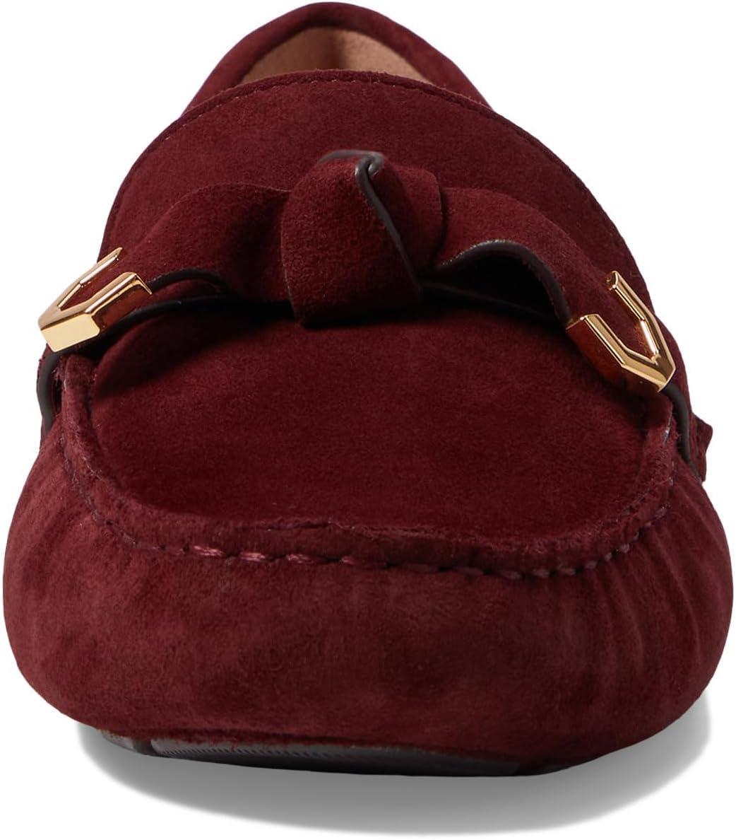 image:imageCole Haan Womens Evelyn Bow DriverBloodstone Suede