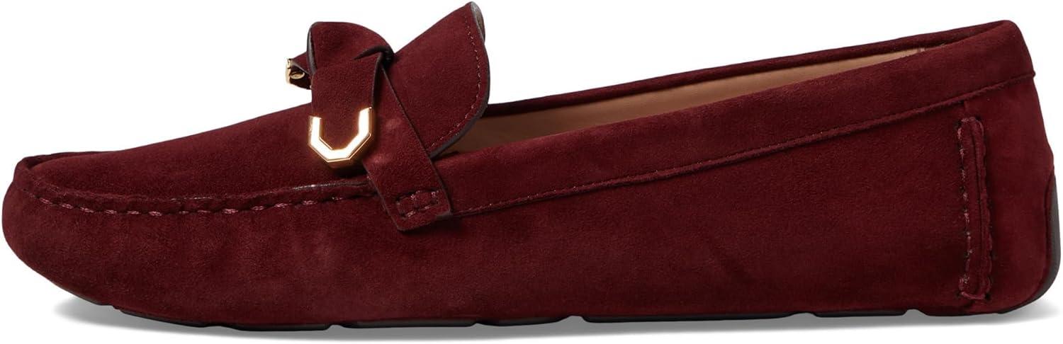 image:imageCole Haan Womens Evelyn Bow DriverBloodstone Suede