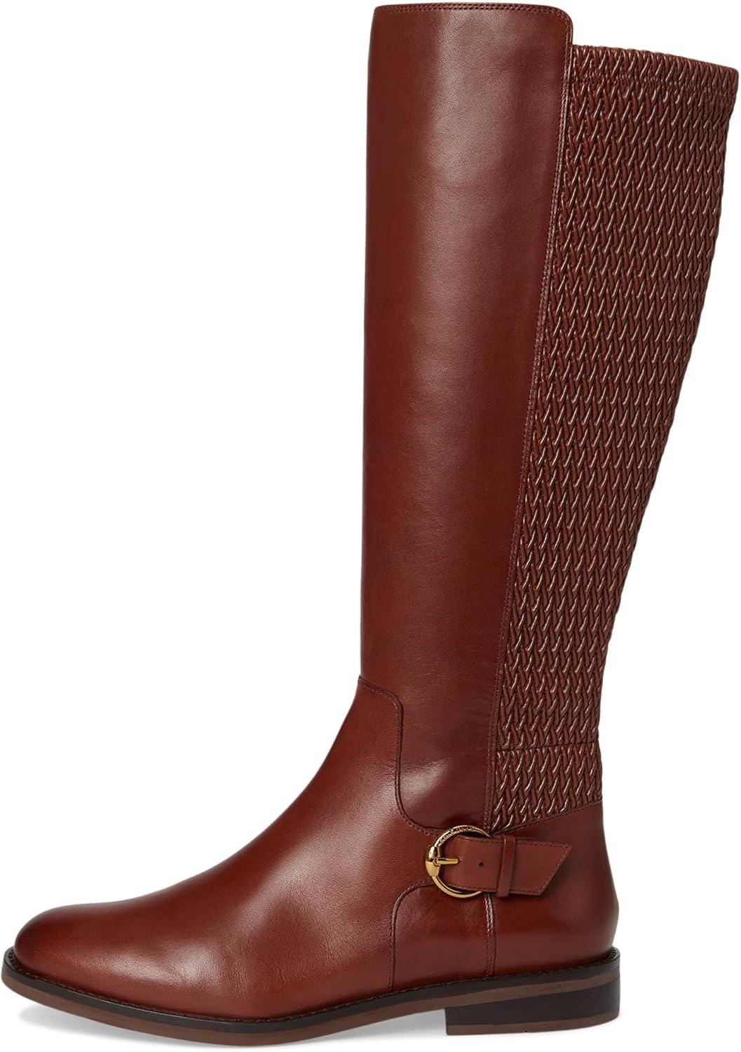 image:imageCole Haan womens Clover Stretch Tall BootBiscuitCuoioIvory