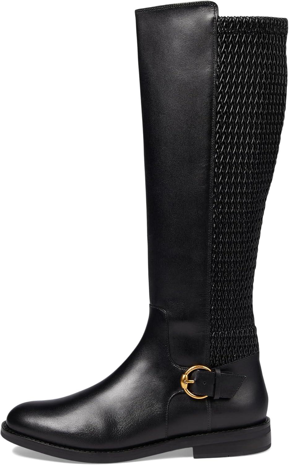image:imageCole Haan womens Clover Stretch Tall BootBlack Leather