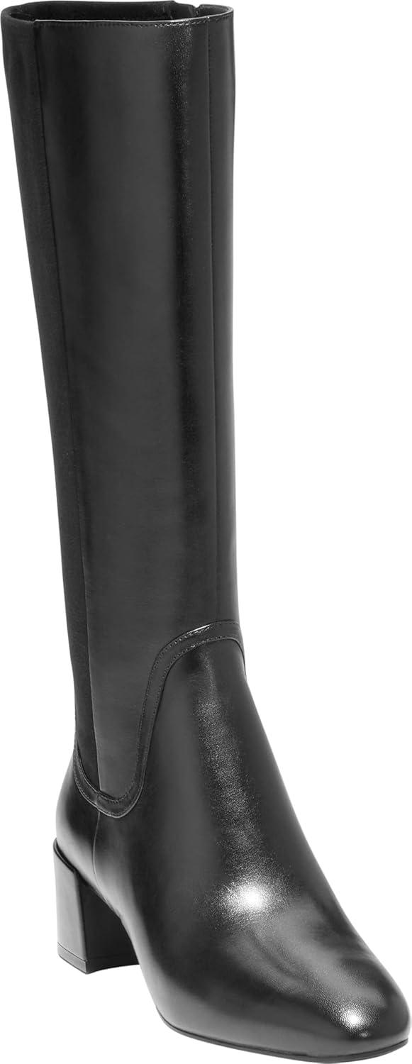 image:imageCole Haan womens Goto Serenna Tall Shaft DressBlack Leather