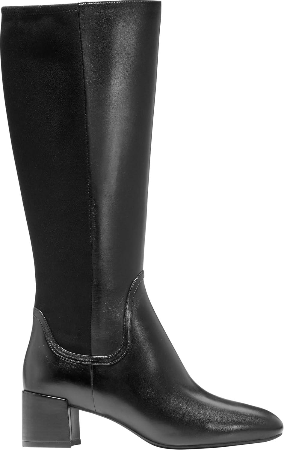 image:imageCole Haan womens Goto Serenna Tall Shaft DressBlack Leather
