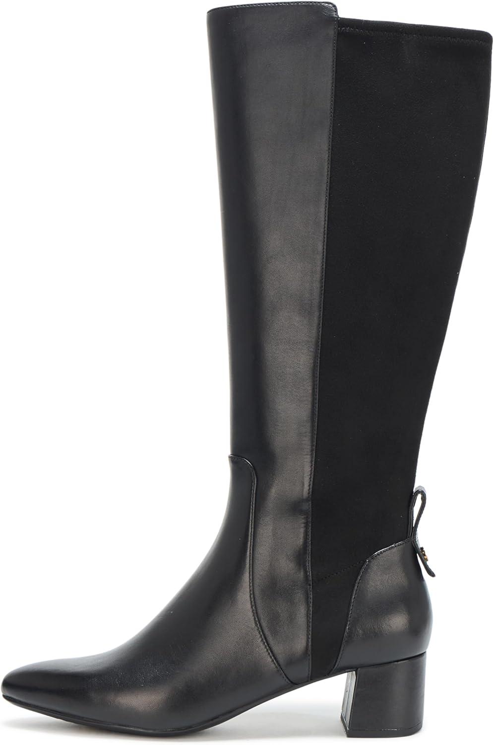 image:imageCole Haan womens The Goto Block Heel TallBlack Leather
