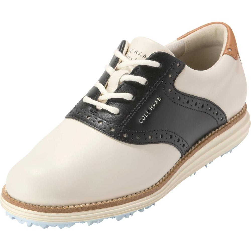 image:imageCole Haan Mens Originalgrand Saddle GolfIvoryBlackSkyway