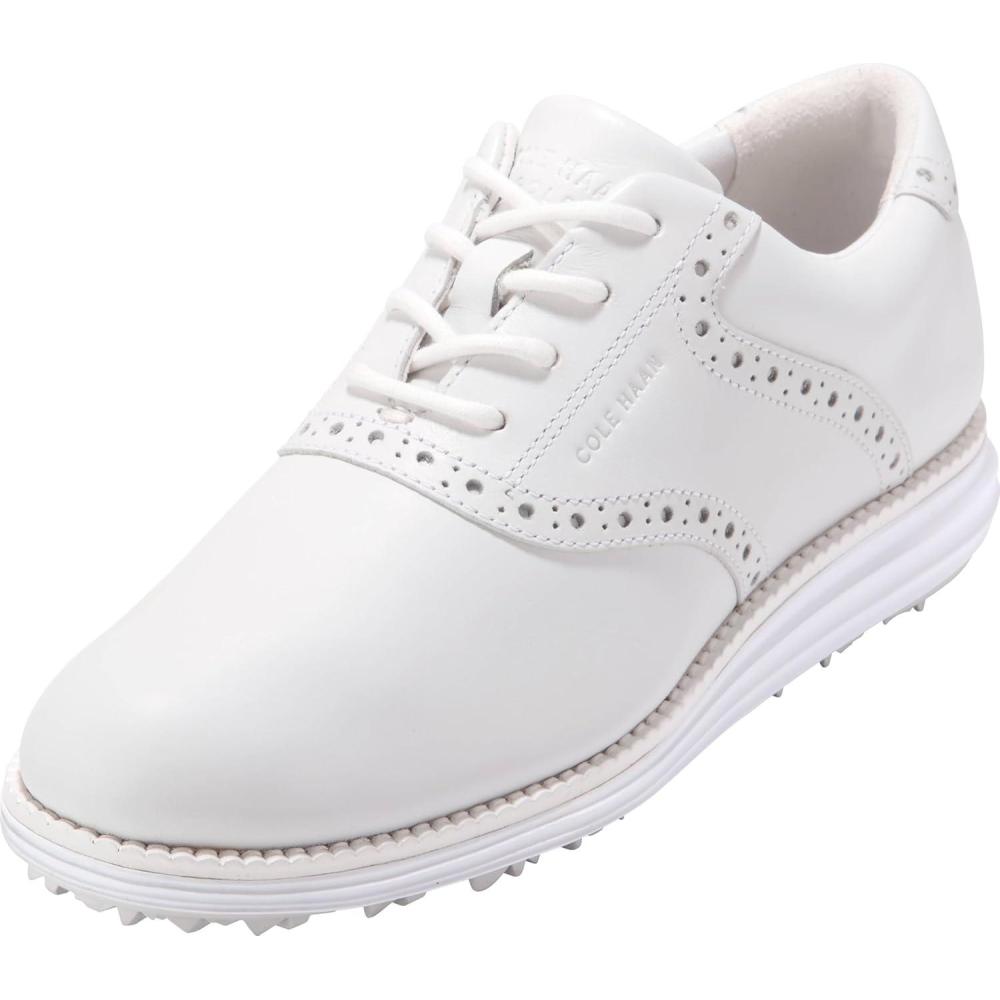 image:imageCole Haan Mens Originalgrand Saddle GolfOptic WhiteGlacier Grey