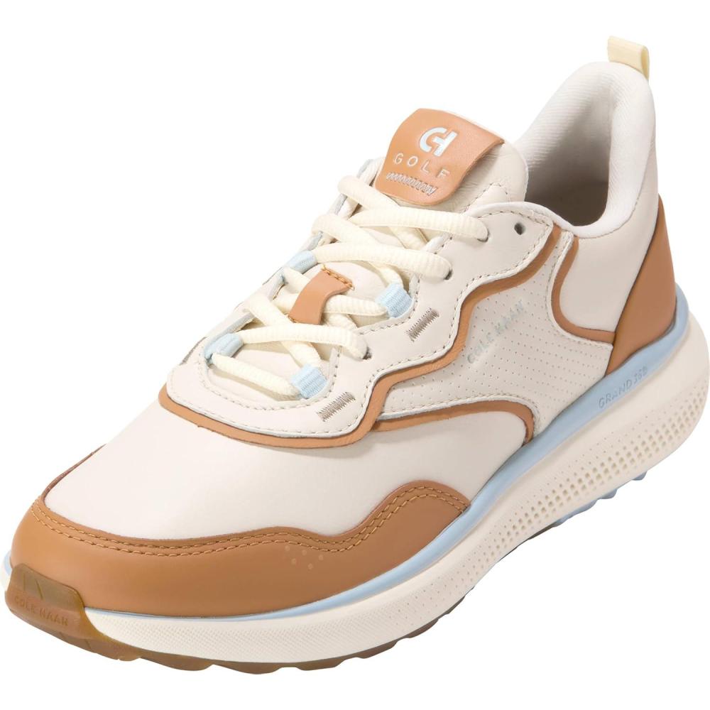 image:imageCole Haan Womens Zerogrand Fairway 20 GolfIvoryBiscuitSkyway