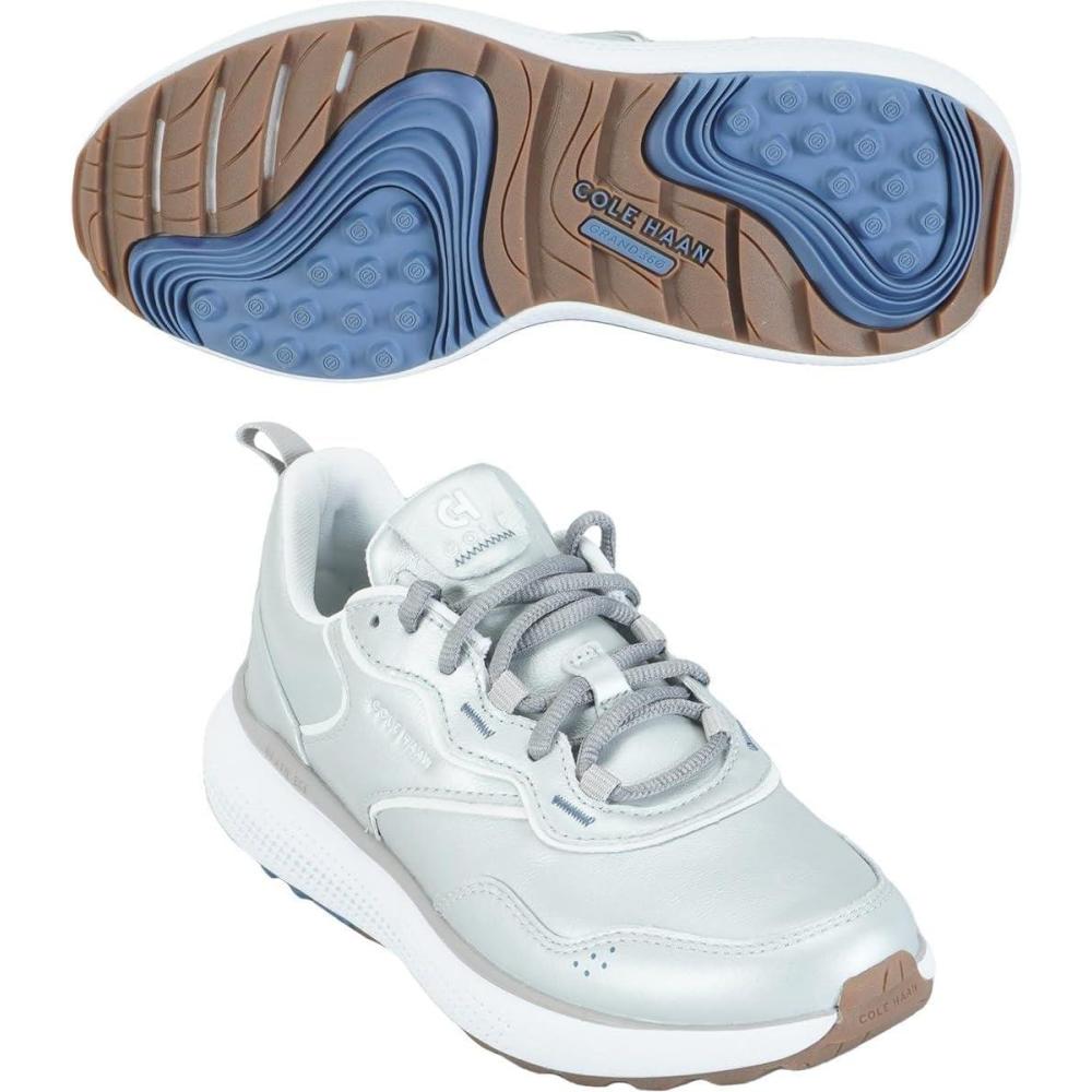image:imageCole Haan Womens Zerogrand Fairway 20 GolfMetallic SilverFrost GrayOptic White Wp