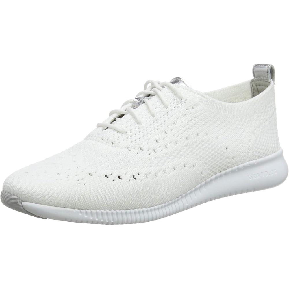 image:imageCole Haan womens 2zerogrand Lightweight StitchliteOptic White Knit Argento