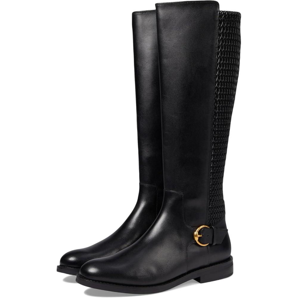 image:imageCole Haan womens Clover Stretch Tall BootBlack Leather