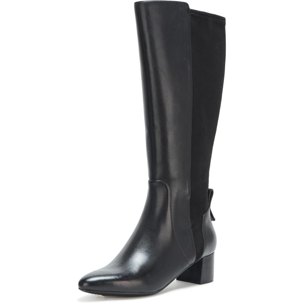 image:imageCole Haan womens The Goto Block Heel TallBlack Leather