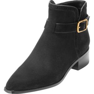 Cole Haan womens Norella Buckle(Black Suede)