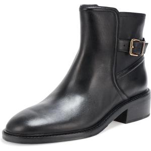 Cole Haan womens Silvana Buckle(Black Leather)