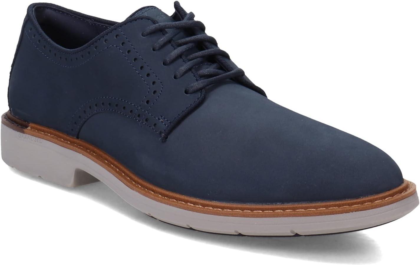 image:imageCole Haan Mens Goto Plain ToeNavy Blazer NubuckSleet