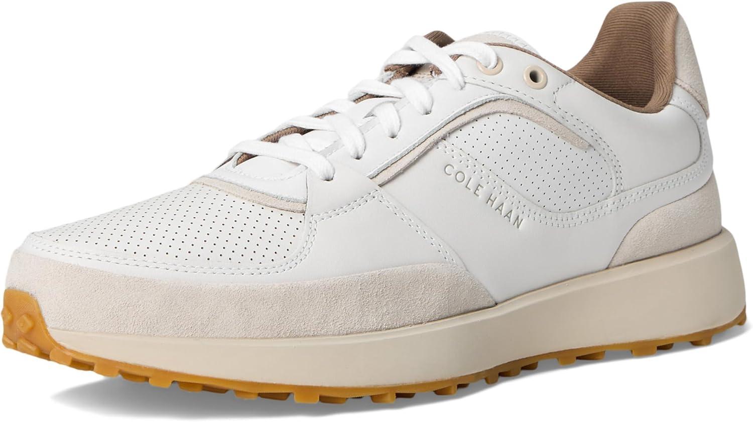 image:imageCole Haan Mens Grand Crosscourt Downtown SneakersOptic WhiteSilver Lining