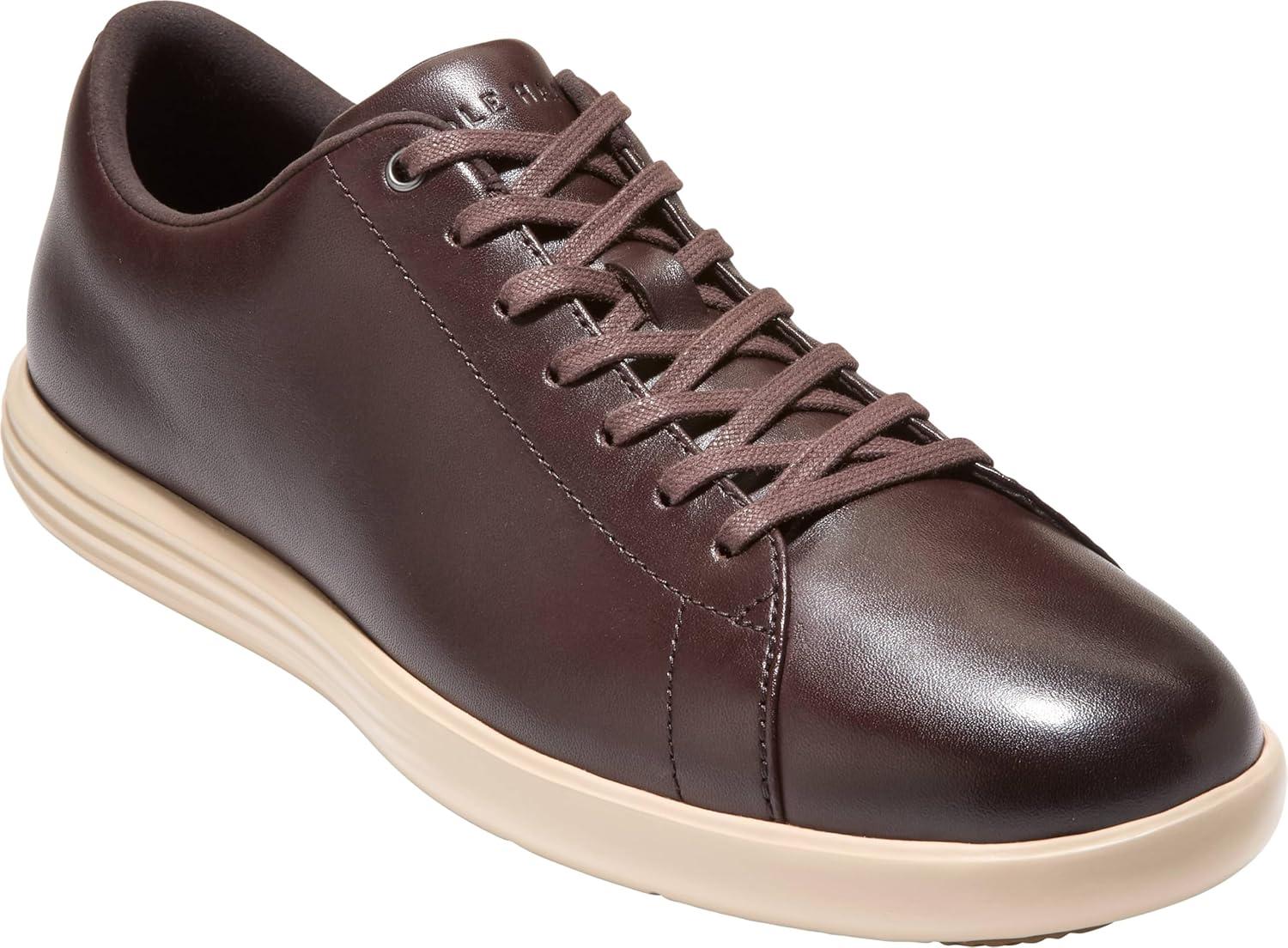 image:imageCole Haan Mens Grand Crosscourt Leather SneakersMadeiraAngora