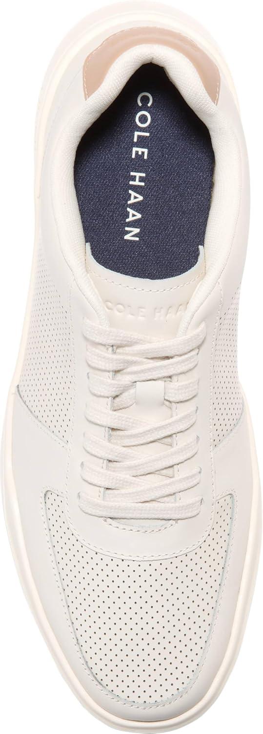 image:imageCole Haan Mens Grand Crosscourt Modern Perforated SneakersIvoryTuscan Sand