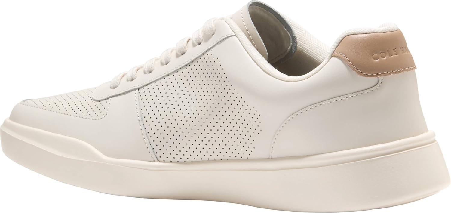 image:imageCole Haan Mens Grand Crosscourt Modern Perforated SneakersIvoryTuscan Sand