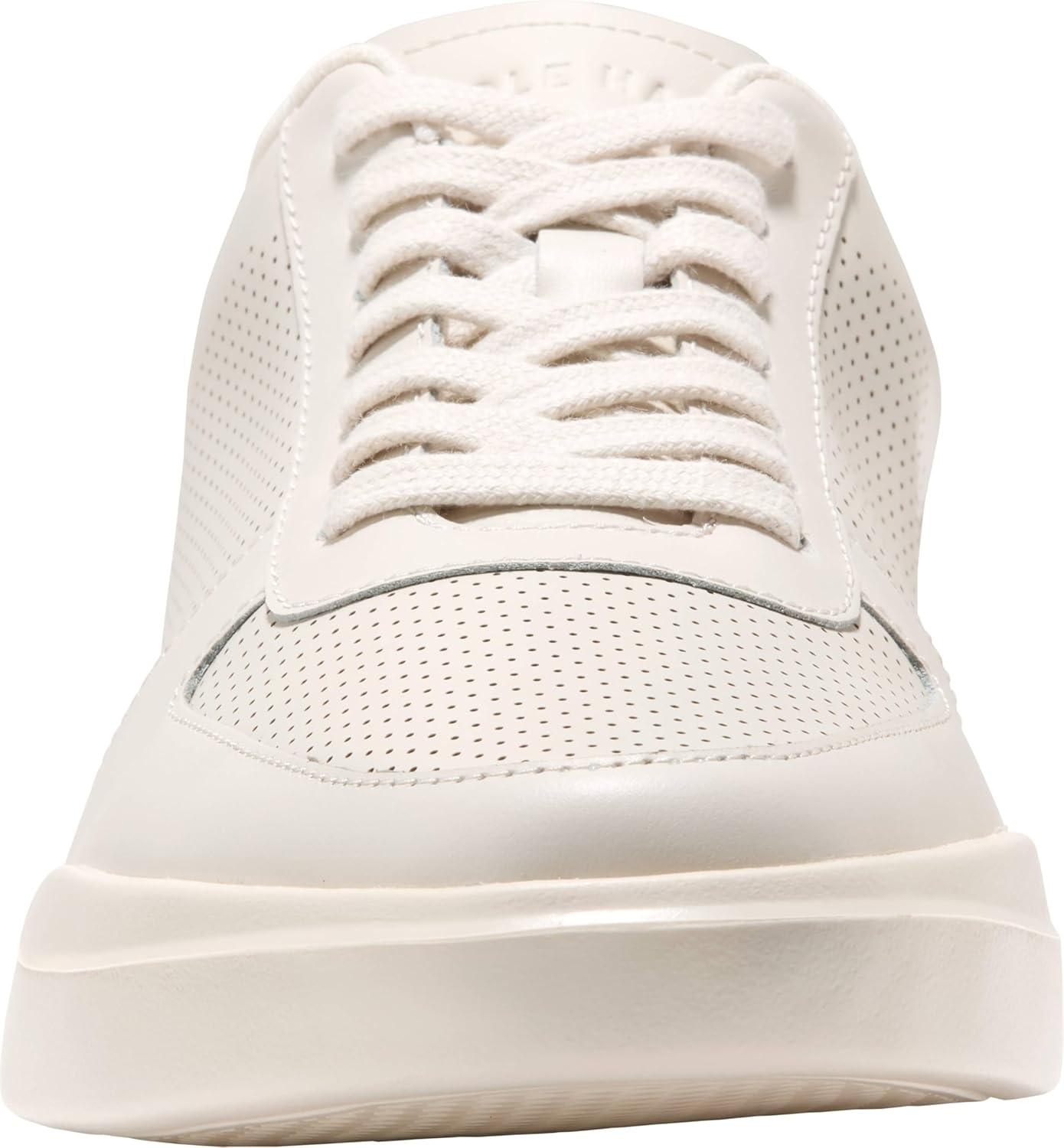 image:imageCole Haan Mens Grand Crosscourt Modern Perforated SneakersIvoryTuscan Sand