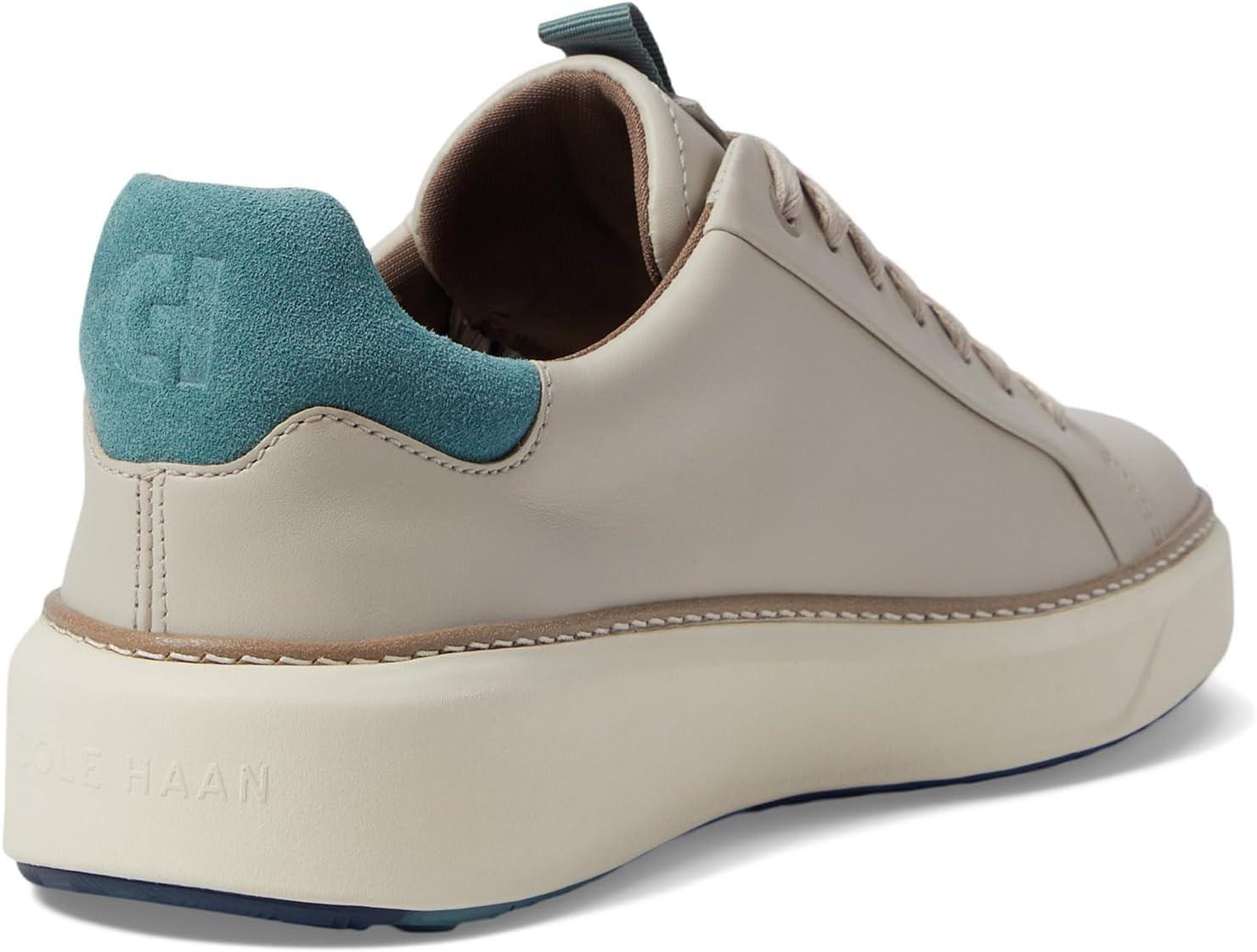 image:imageCole Haan Mens Grandpro Rally Canvas Court SneakersSilverLatticeIvory Lining