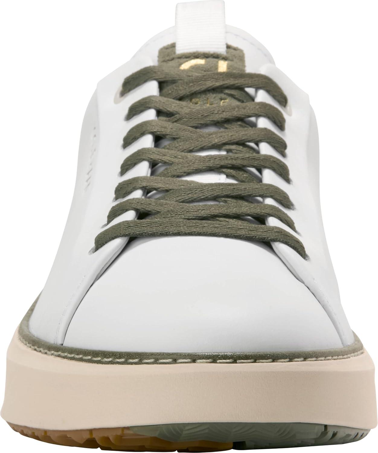 image:imageCole Haan Mens Grandpro Topspin Golf SneakersWhite SuedeWaterproof