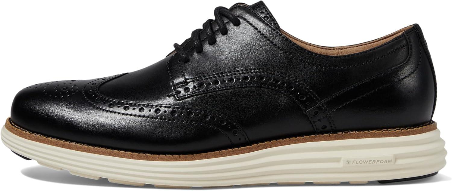 image:imageCole Haan Mens OriginalGrand Remastered Wingtip OxfordsBlackIvory