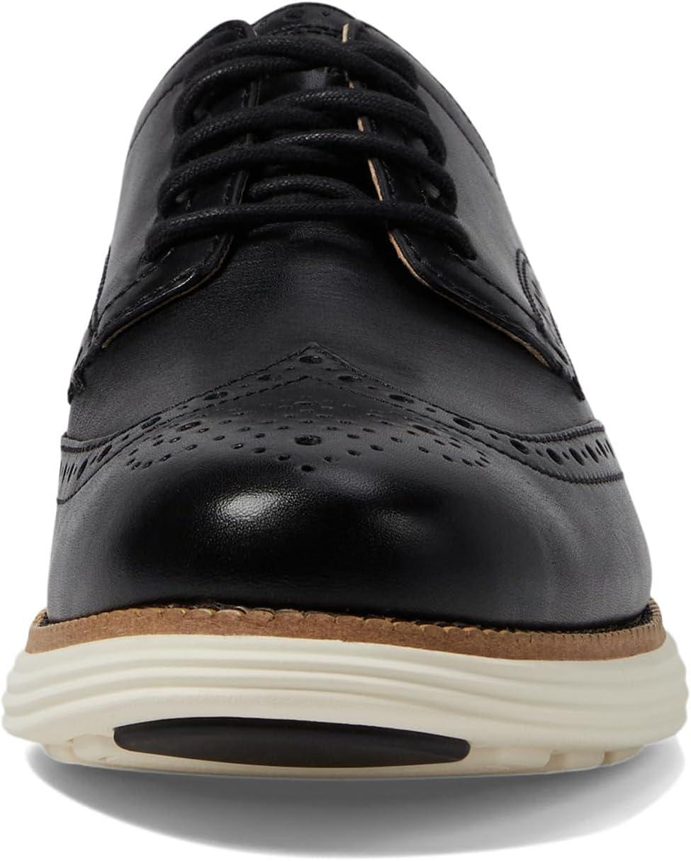 image:imageCole Haan Mens OriginalGrand Remastered Wingtip OxfordsBlackIvory