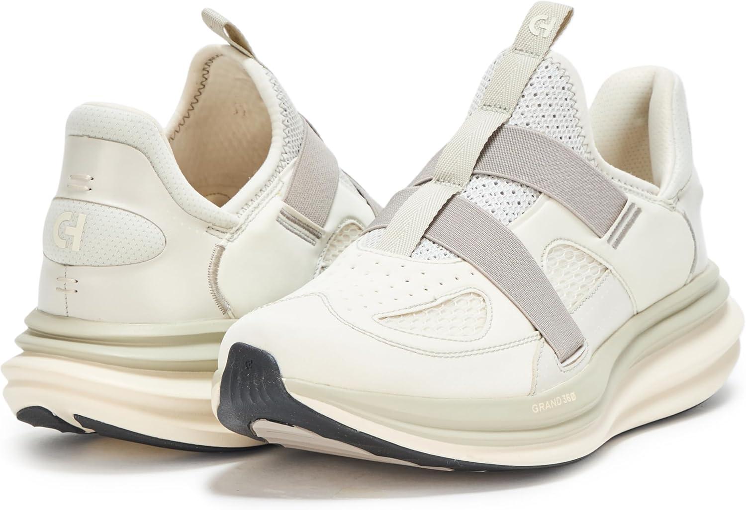 image:imageCole Haan Mens Originalgrand Quadstar Monkstrap RunningSilver BirchDoveIvory