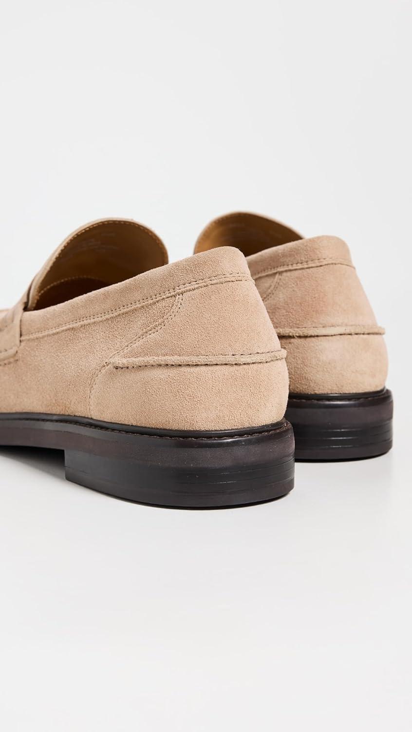 image:imageCole Haan Mens Pinch Prep Penny LoaferBirch Beige SuedeDark Chocolate