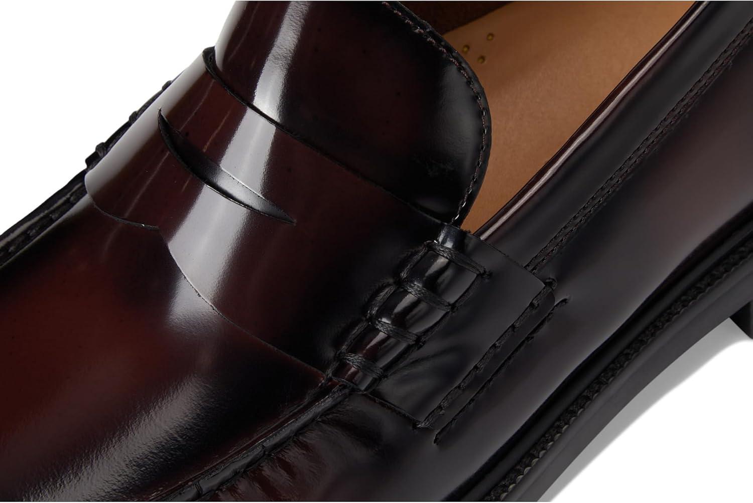 image:imageCole Haan Mens Pinch Prep Penny LoaferBurgundy Box Brush OffBlack