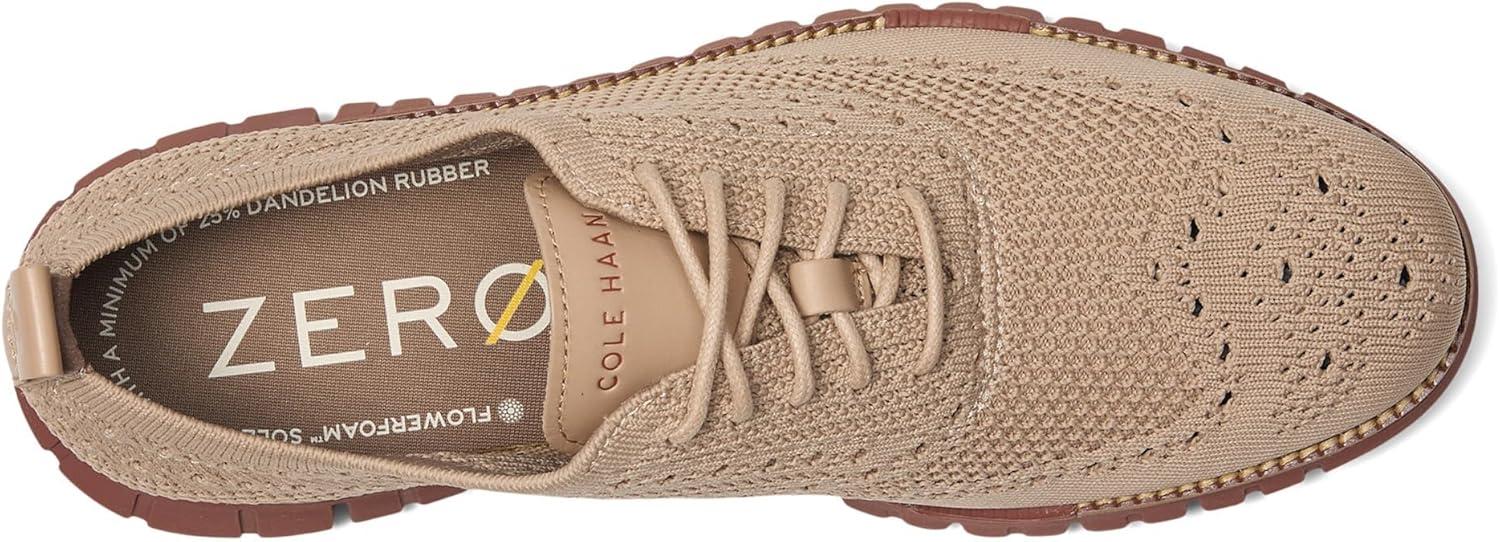image:imageCole Haan Mens Zerogrand Remastered Stitchlite WingtipLt SesameSesameDk Cuoio