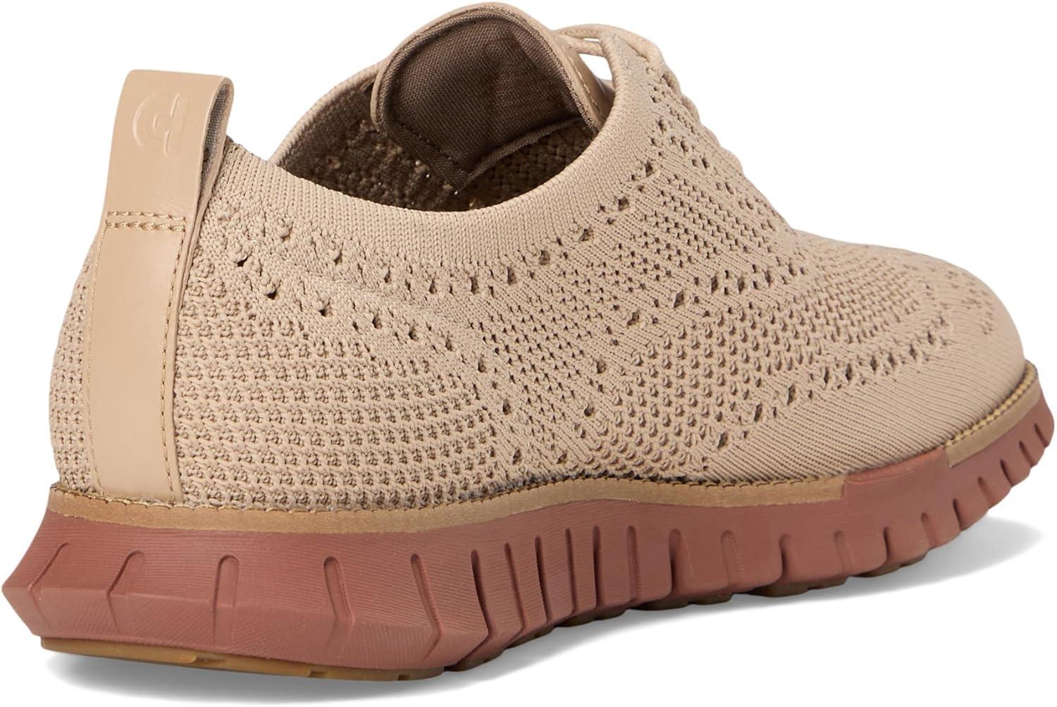 image:imageCole Haan Mens Zerogrand Remastered Stitchlite WingtipLt SesameSesameDk Cuoio