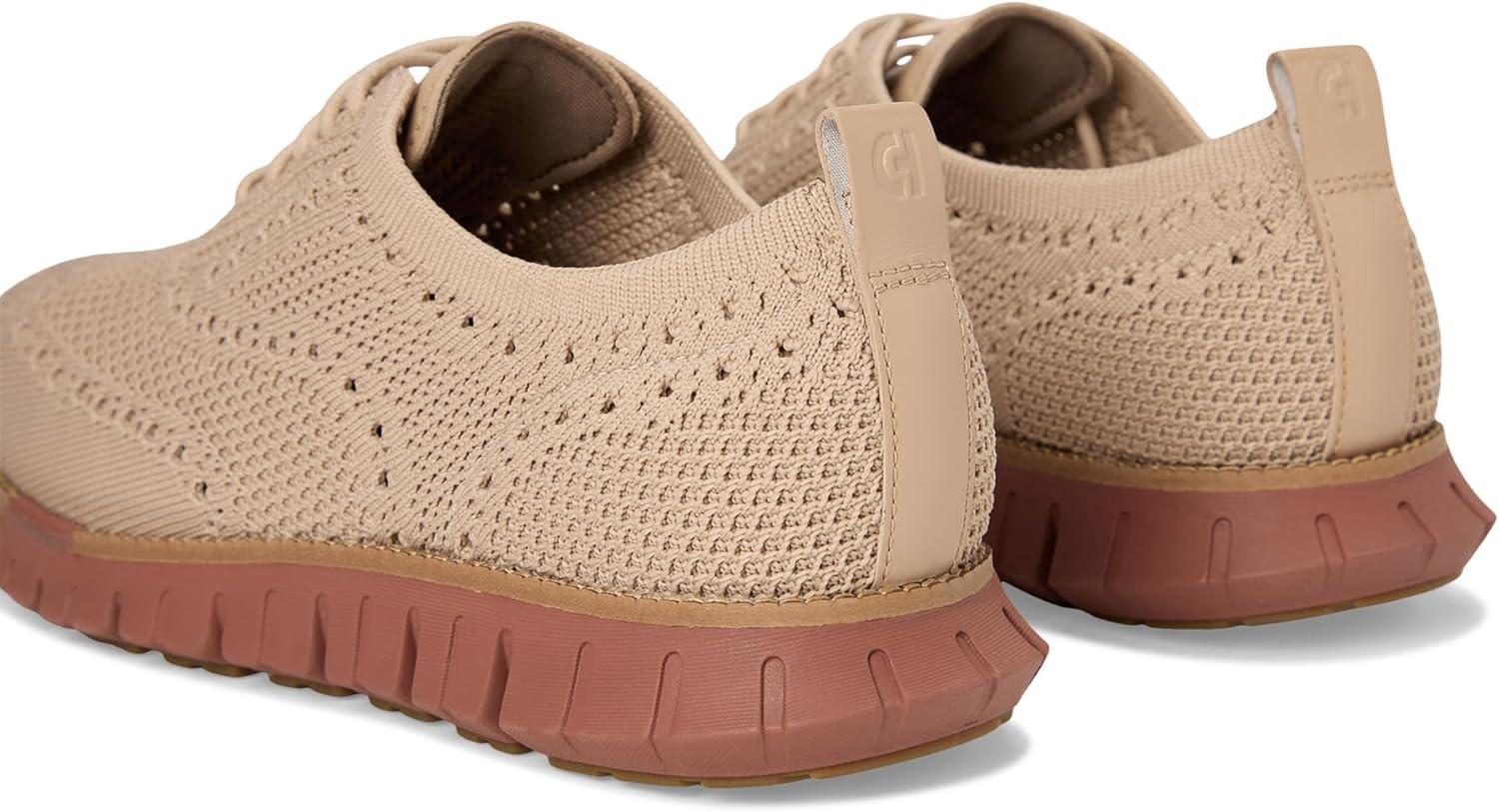 image:imageCole Haan Mens Zerogrand Remastered Stitchlite WingtipLt SesameSesameDk Cuoio