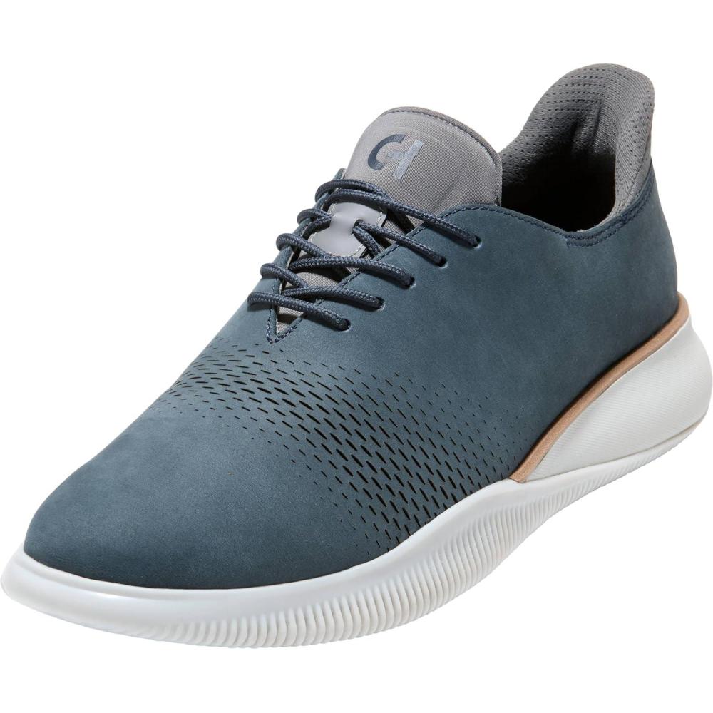 image:imageCole Haan Mens 6Zerogrand Laser Cut QuickonNavy Blazer Nubuck