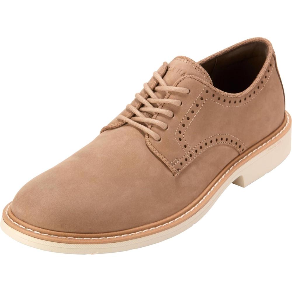 image:imageCole Haan Mens Goto Plain ToeBirch Beige SuedeAngora
