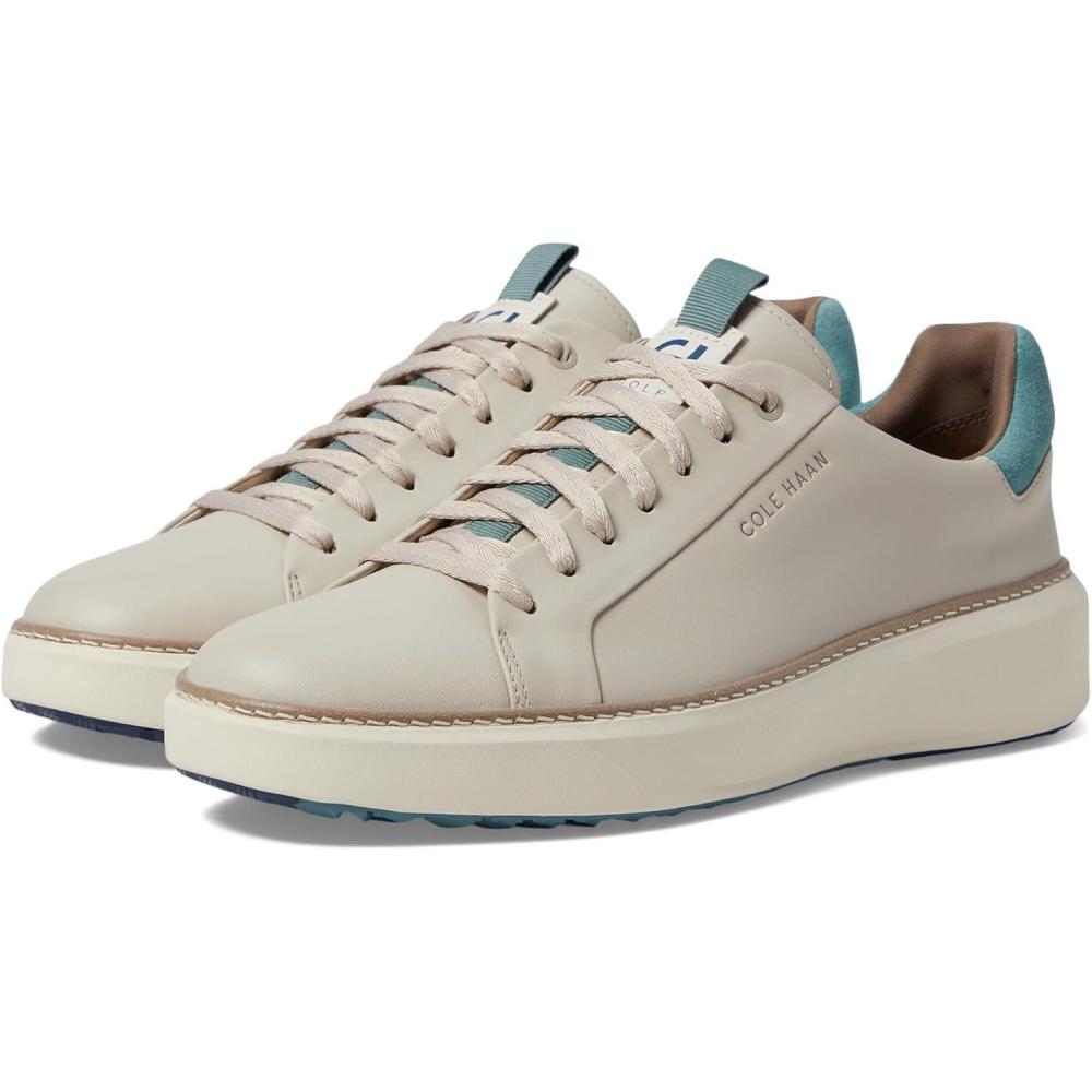 image:imageCole Haan Mens Grandpro Rally Canvas Court SneakersIvory Trellis Silver Lining