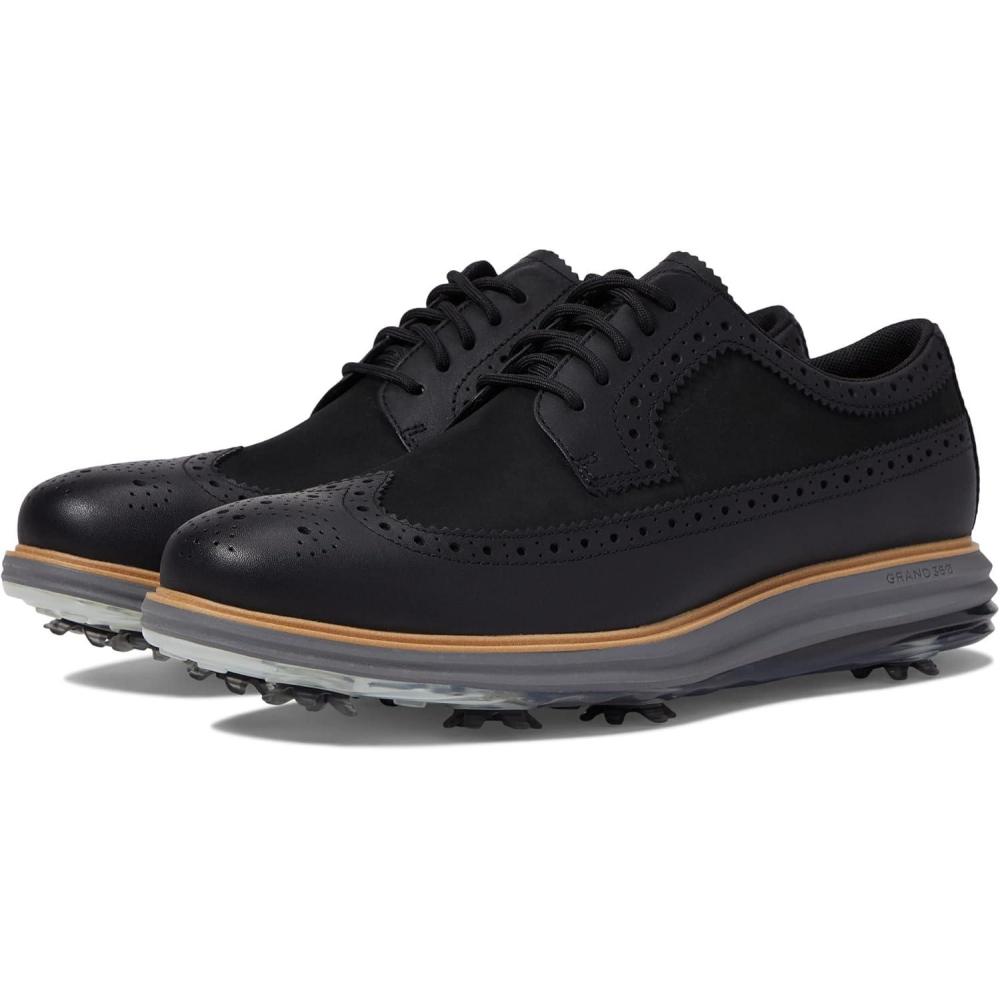 image:imageCole Haan Mens Original Grand Tour Golf Waterproof SneakerBlackNaturalQuiet Shade