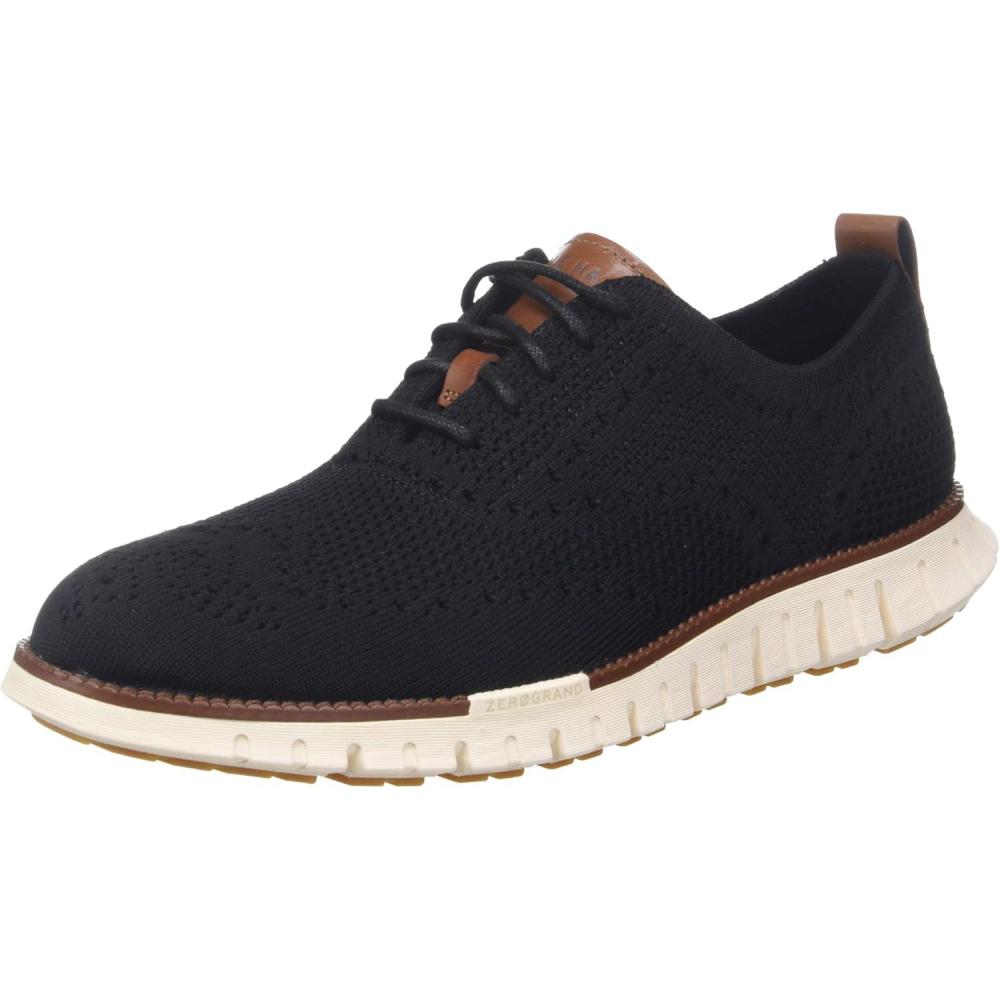 image:imageCole Haan Mens Zerogrand Remastered Stitchlite WingtipBlackIvory