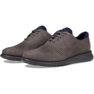 Cole Haan Men’s 2.Zerogrand Laser Wingtip Oxfords(Tornado Nubuck/Pavement)