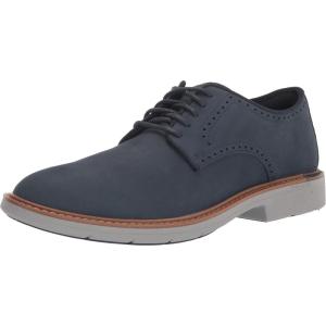 Cole Haan Mens Go-to Plain Toe(Navy Blazer Nubuck/Sleet)