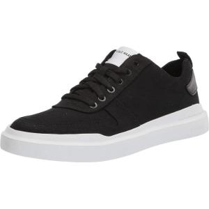 Cole Haan Men’s Grandpro Rally Canvas Court Sneakers(Black Canvas/Optic White)