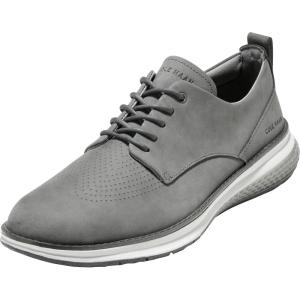 Cole Haan Mens Originalgrand Energyweave Perforated Plain Toe(Castlerock Nubuck/Raven/Oyster Mushroom)