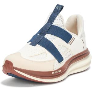 Cole Haan Mens Originalgrand Quadstar Monkstrap Running(Ivory/Ancient Scroll/Ivory)