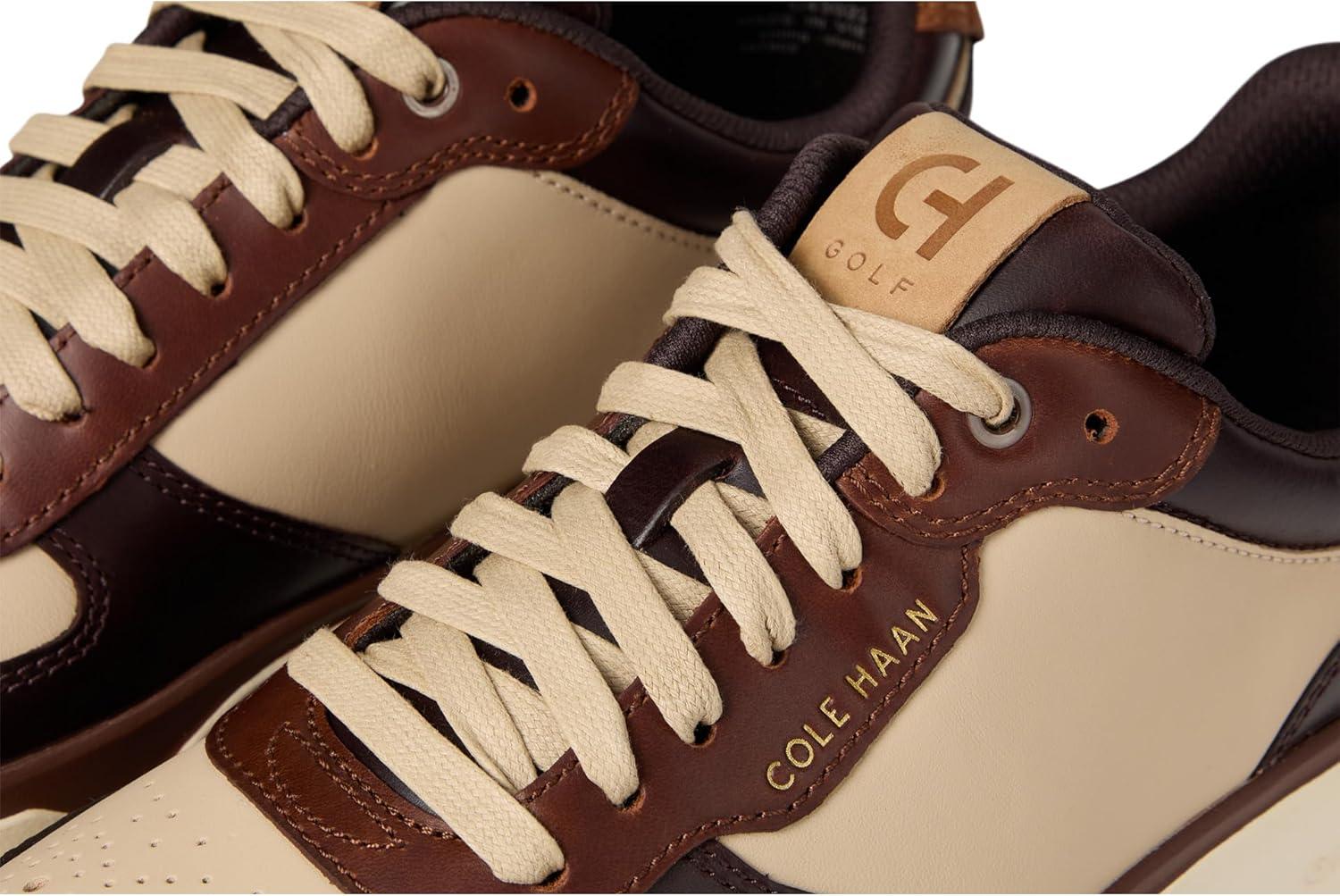 image:imageCole Haan Mens Grandpr Crossover Golf SneakersOatMadeiraIvory Waterproof