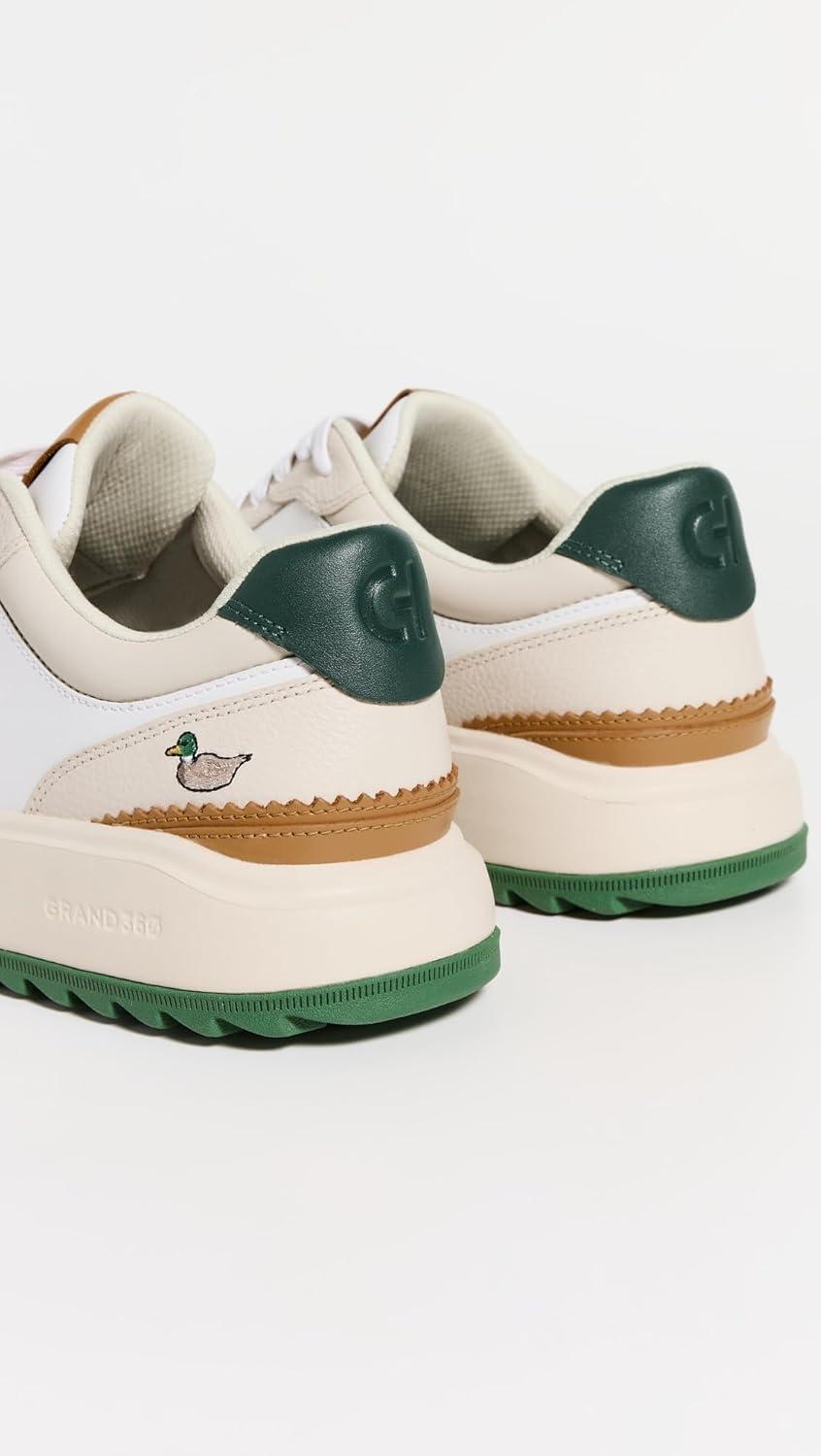 image:imageCole Haan Mens Grandpr Crossover Golf SneakersWhitecap GrayOptic WhiteIvoryMyrtle