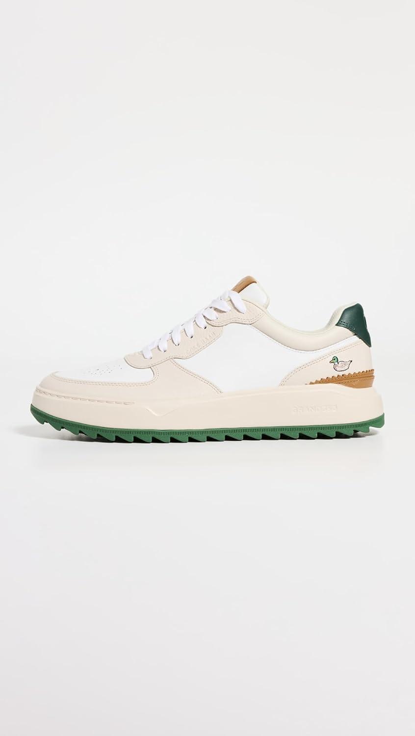 image:imageCole Haan Mens Grandpr Crossover Golf SneakersWhitecap GrayOptic WhiteIvoryMyrtle
