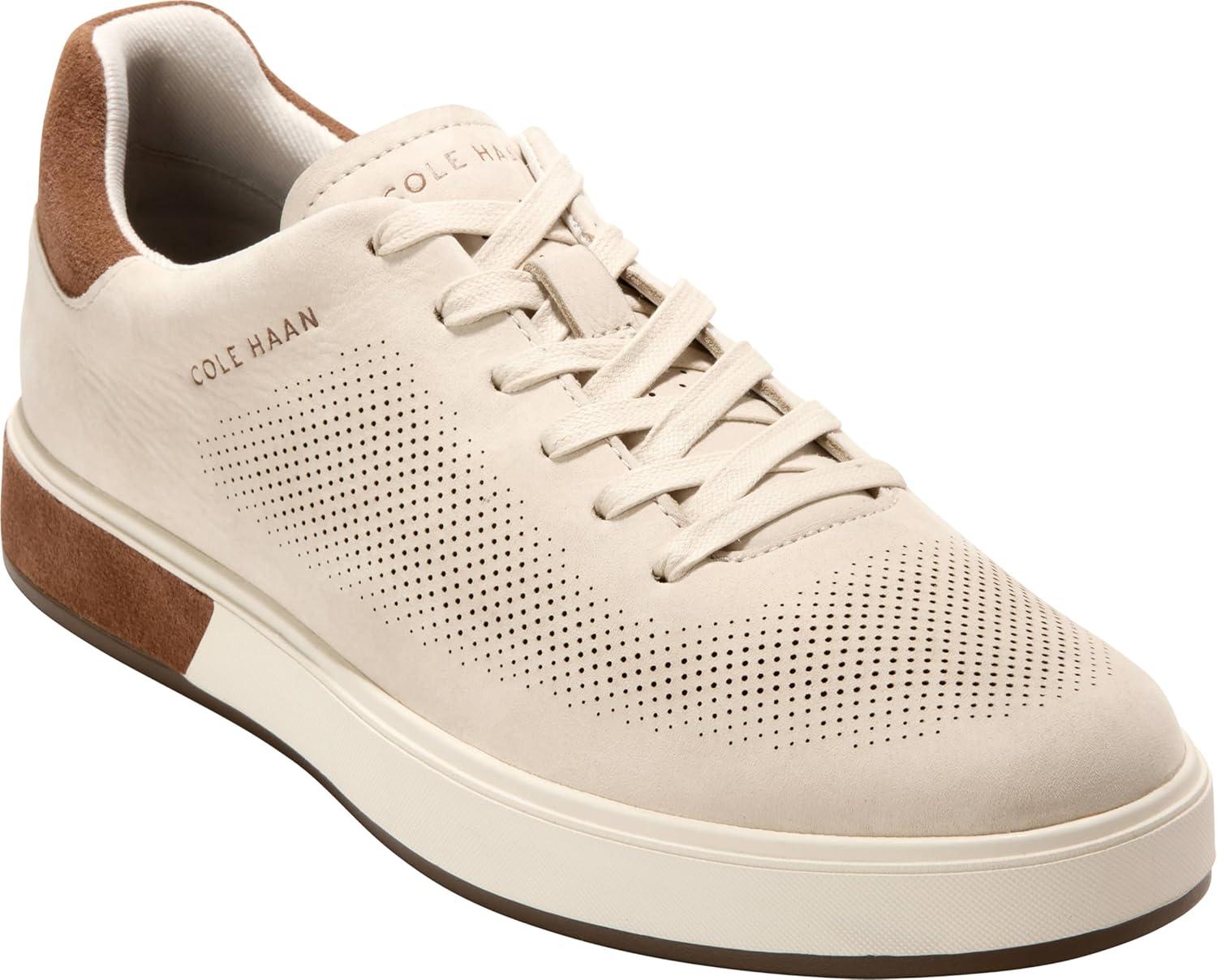 image:imageCole Haan Mens Grandpro AngleaceAngora NubuckBritish TanIvory