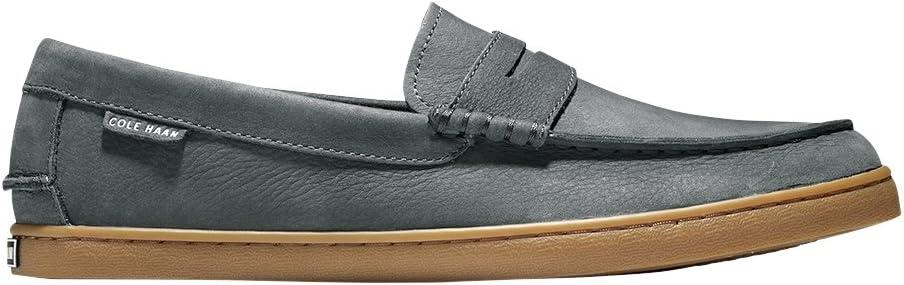 image:imageCole Haan Mens Pinch LTE Penny LoaferGray Pinstripe Milled Nubuck With Buffalo Plaid Lining