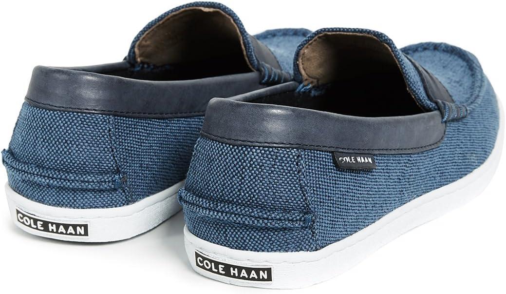 image:imageCole Haan Mens Pinch LTE Penny LoaferNavy Slubby CanvasNavy Ink Leather