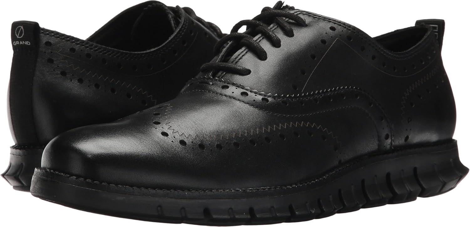 image:imageCole Haan Mens Zerogrand Remastered Wingtip OxfordBlack LeatherBlack