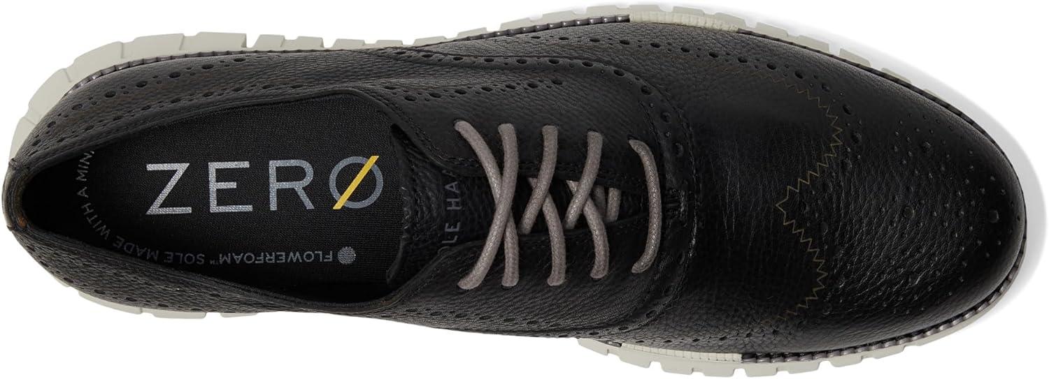 image:imageCole Haan Mens Zerogrand Remastered Wingtip OxfordBlackDecember SkyGlacier Gray